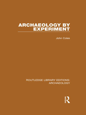 cover image of Archaeology by Experiment